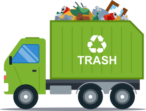 Garbage Truck Illustration